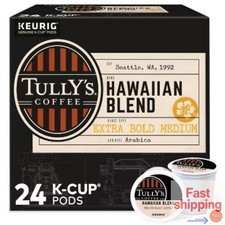 Tully's Coffee Hawaiian Blend Coffee Pods - Medium Roast - 24ct
