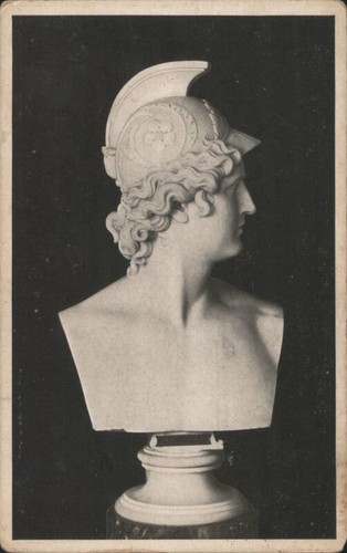 Skulptur Abdiel, Der treue Engel Marmor Büste Horatio Greenough, Kunstinstitut - Bild 1 von 2