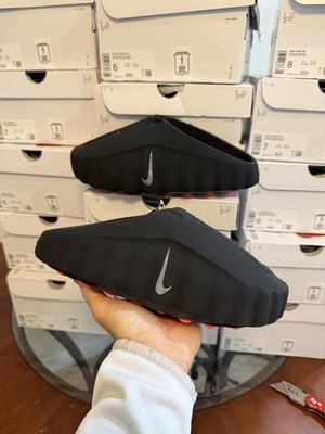 Nike Mind 001 Women's Black Chrome Hyper Crimson HQ4307-001 Slide