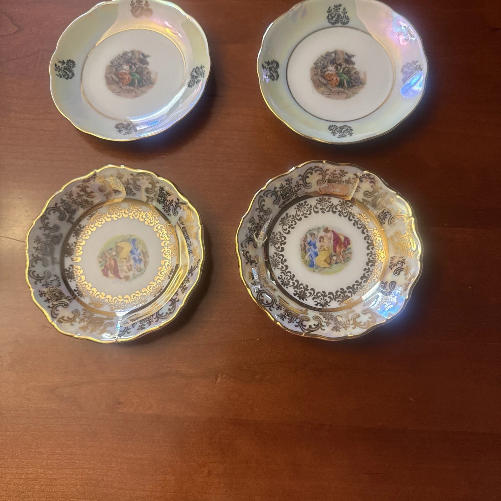 Vintage 1970s New Butter Pats Set of 4 Czechoslovakian & GDR Germany. More Avail