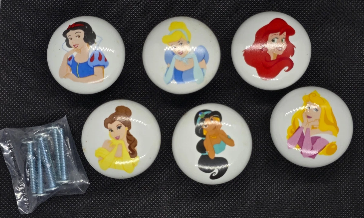 disney princess dresser knobs Complete Disney Princess drawer knob set