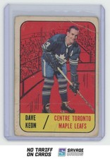 1967-68 Topps Dave Keon #11 Toronto Maple Leafs