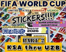 BUY 2 GET 1 FREE2026 FIFA World Cup Panini Stickers PART #2