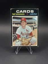 Topps 1971 Ted Simmons Rookie #117 St. Louis Cardinals Baseball Card