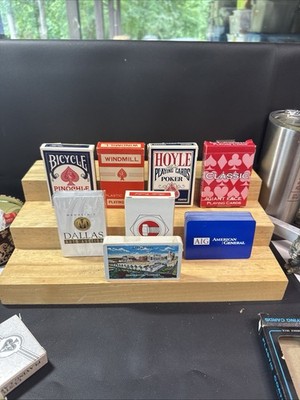 8~card decks, playing card games,  Some Vintage And Some NIB See Pics
