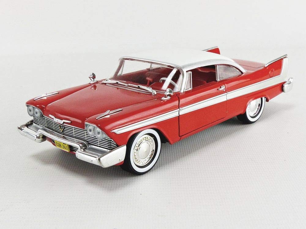 Christine Fotoapparat Infernalisch Modell Auto 1/24 Plymouth 1958 Fury Gläser