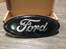 Ford 9 Inch Oval Logo Emblem Grille Tailgate F150 F250 F350 Black New