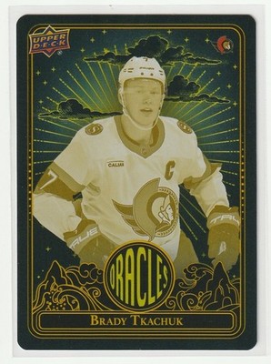 2024 25 Upper Deck Extended Brady Tkachuck Oracles #O-7 Ottawa Senators 