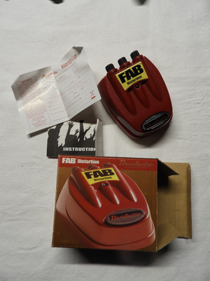 Danelectro FAB Distortion - D-1 Distortion Effects Pedal - New - NOS