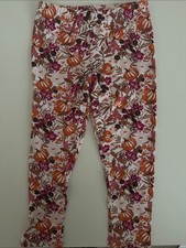 Tahari Girl Pumpkin Floral Leggings Girls Fal...