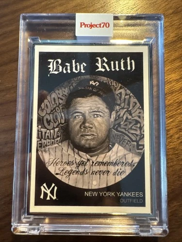 Topps Project 70 Babe Ruth Jonas Never Artist Proof Sandlot /51