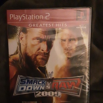 THQ WWE SmackDown vs. Raw 2009 Greatest Hits PS2 NTSC-U/C Wrestling 2009