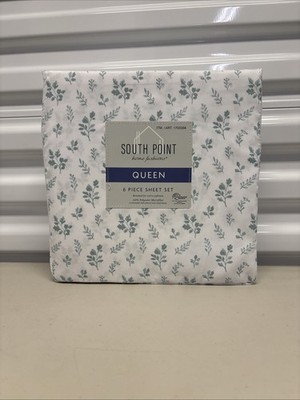 South Point Home Fashions 4- Pc Sheet Set Queen Brush & Extra Softness 170334