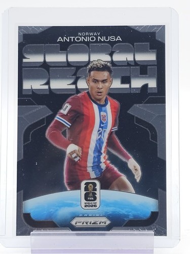 ANTONIO NUSA 2026-27 PANINI PRIZM FIFA WORLD CUP GLOBAL REACH BASE NORWAY Q3178
