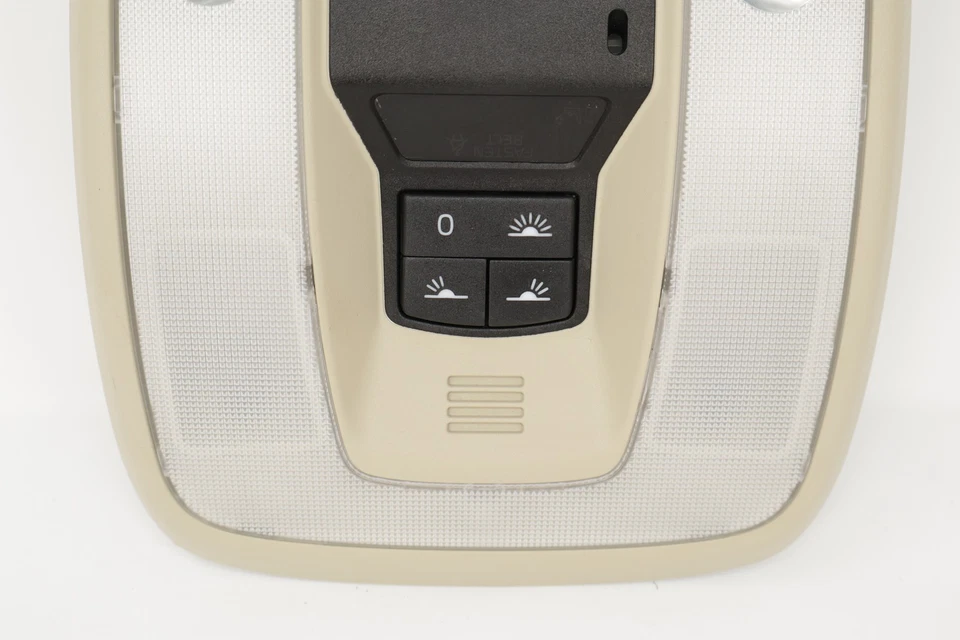 Volvo S80 XC60 XC70 2007-2013 consola superior luz techo corredizo interruptor OEM 39806303 Foto 2 de 4