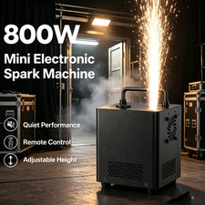 800W Sparkular Cold Spark Firework Fountain Machine DMX512 Remote Control party