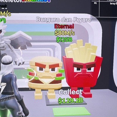 Fortnite steal the brainrot burguru Dan fryuru eternal! 80m/s