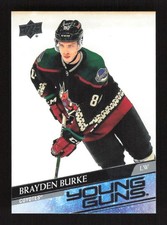 Brayden Burke 2020-21 Upper Deck Young Guns Rookie #499