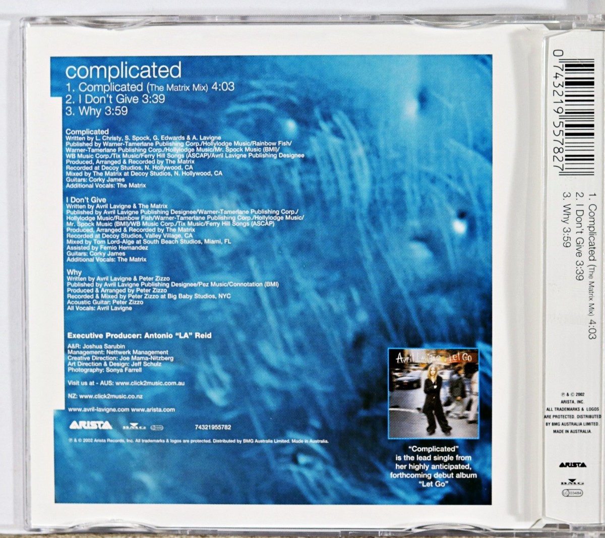 Avril Lavigne - Complicated (CD 2002) 743219557827 | eBay Australia