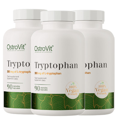 TRYPTOPHAN - 90-180 Kaps -gesunden Schlaf Immunsystem Serotoninproduktion -VEGE