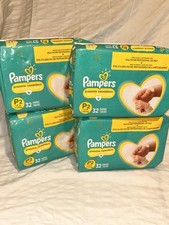 Pampers Preemie Swaddlers Diapers 4 Packages Of 32 Count Each 128 Total New