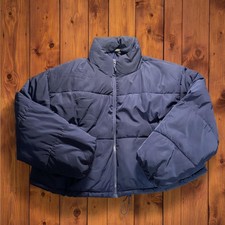 H&M Divided Jacket Men Large Blue Puffer