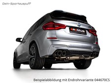 Remus Racing-Anlage ab Kat BMW X3 M + Competition F97 je 2x102mm scharfkantig