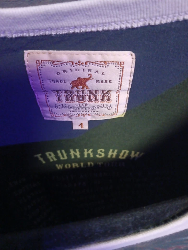 Trunk Ltd. 4 Sabbath Bloody Sabbath 2003 Manga Larga Rara Camisa Baúl Show Foto 2 de 4