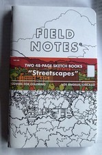 Field Notes Streetscapes Sketch Books, Version FNC-B Sealed Los angeles Chicago