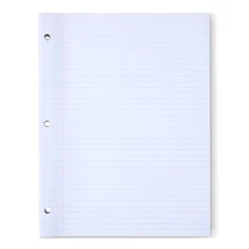 Amazon Basics Loose Leaf Paper, College Ruled Reinforced, 150 Sheets, 11" x 8.5"