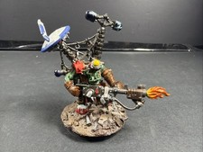 40k Orks metal ORK BIG MEK with Kustom Force Field Well Painted Citadel Custom