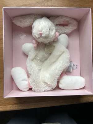DouDou et Compagnie Paris Pink Bunny Plush Lovey 8''
