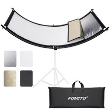 FOMITO Light Reflector 70"x25.6"/178x65cm Arclight Curved Eyelighter Lighting Di