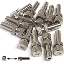 Misting Nozzles for Outdoor Cooling System 10pcs Mister Nozzle 0.024 inches