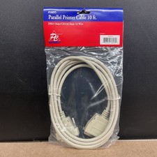 PC Accessories 16095 Parallel Printer Cable 10ft DB25 Male Cen36 Factory Sealed