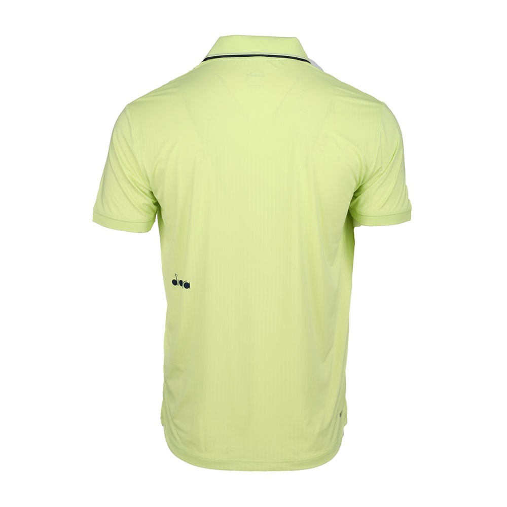 diadora Icon Tennis Competition Short Sleeve Polo Shirt Mens Green Casual 180778 View 2