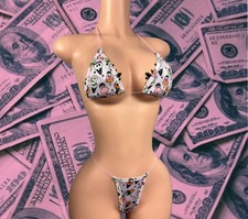 Halloween Exotic Dancewear Micro Kini