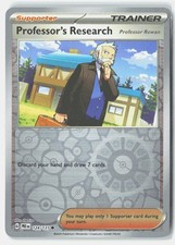 Professor's Research [Professor Rowan] Reverse  Prismatic Evolutions 124/131 NM