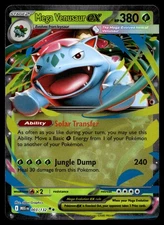 MEGA VENUSAUR EX 003/132 DOUBLE RARE MEGA EVOLUTION POKEMON
