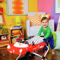 Bright Starts Little Speedster 3-in-1 Car Walker Purple Power Baby Walker 16785