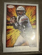 2022 SAGE Low Series - Artistry Malik Willis #ART-MW Silver (RC)
