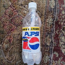 Vintage Drink Pepsi Get Stuff Promotional Plastic 20oz Bottle