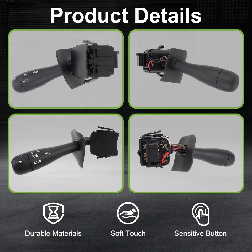 Interruptor de lavadora limpiaparabrisas de señal de giro para Dodge D150 D250 D350 1991-93 W150 W150 W350  Foto 2 de 4