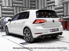 Remus V2A Duplex Sportauspuff VW Golf 7 GTI FL 230PS je 102mm eingerollt
