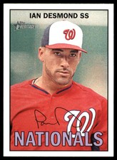 Ian Desmond 2016 Topps Heritage #19 Nationals MLB READ FREE SHIP AutographDen