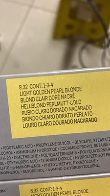 8.32 light golden pearl blonde revlon revlonissimo colorsmetique color 60ml