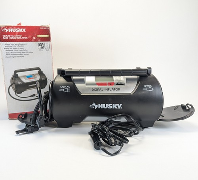 #ad Husky 12 120 Volt Corded Electric Auto and Home Inflator 1002 882 919 Open Box $58.47