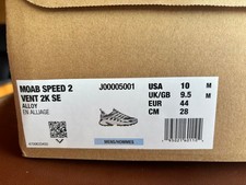 Merrell Moab Speed 2 Vent 2K SE Trail Shoes - Alloy / Black New In Box 