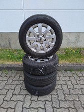 4x Sommerkompletträder VW Golf V Caddy Touran auf Original 15 Zoll VW Alufelgen