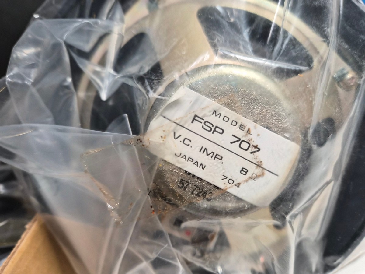 Pair of Vintage sanyo fsp 707 speakers NOS | eBay